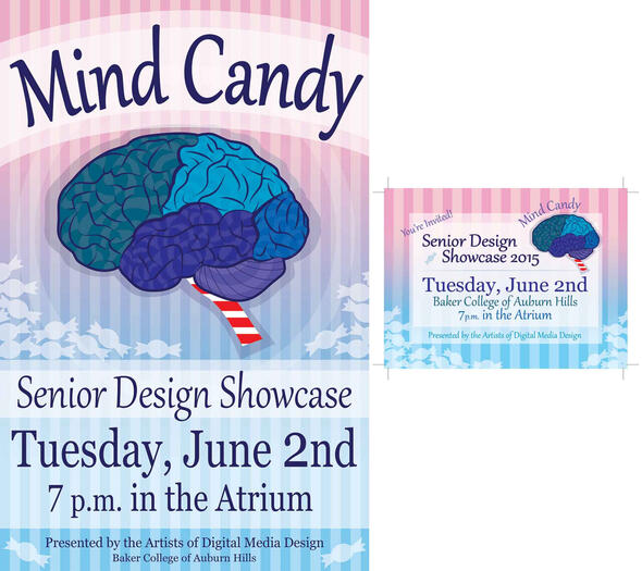 Senior Design Showcase #2, Poster and Invtie