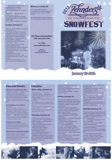 SnowFest Bi-Fold Brochure